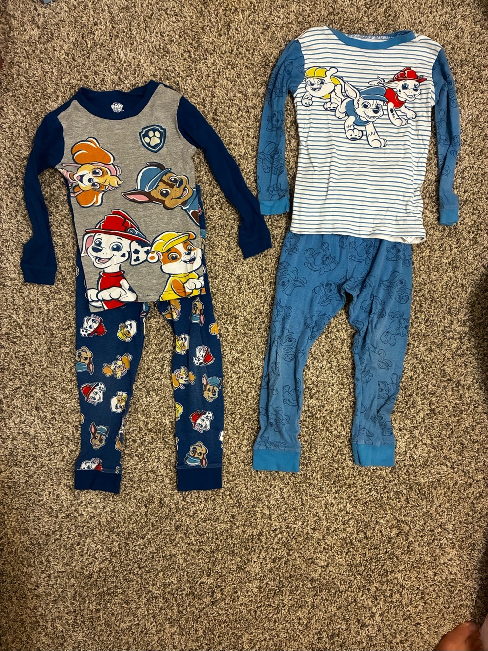 Nickelodeon Paw Patrol Navy and Light Blue Kids One-Piece Pajama Set